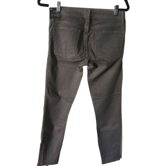 NWT Gap 1969 Always Skinny Low Rise Stretch Skimmer Gray Jeans Size 26 - Picture 3 of 7